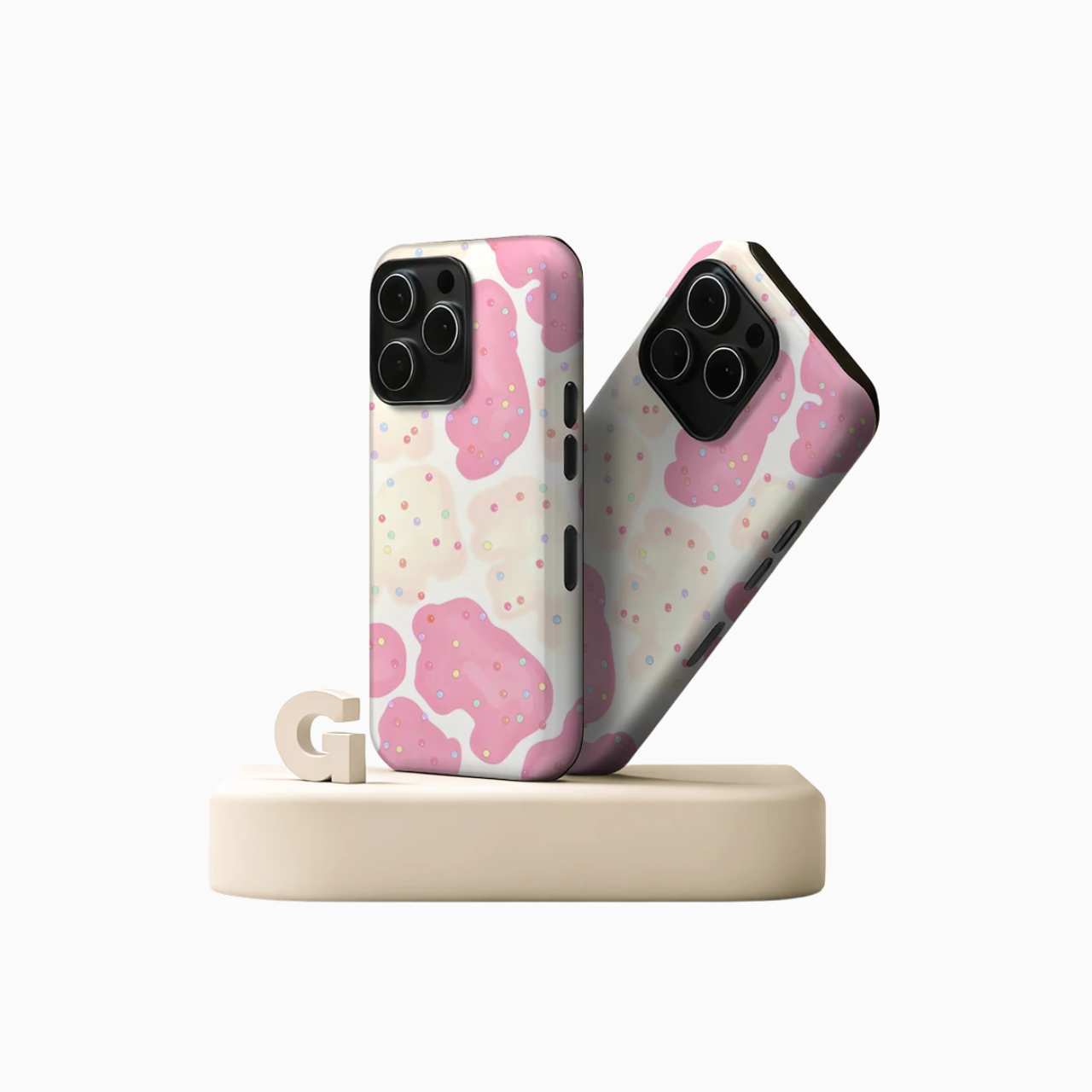 Pink Blob Double Layer Case