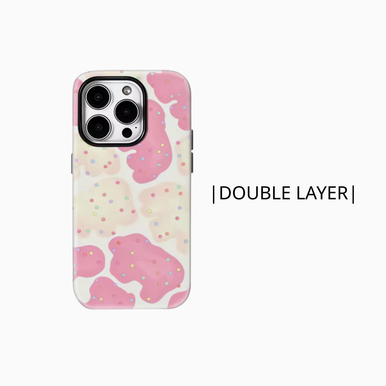 Pink Blob Double Layer Case